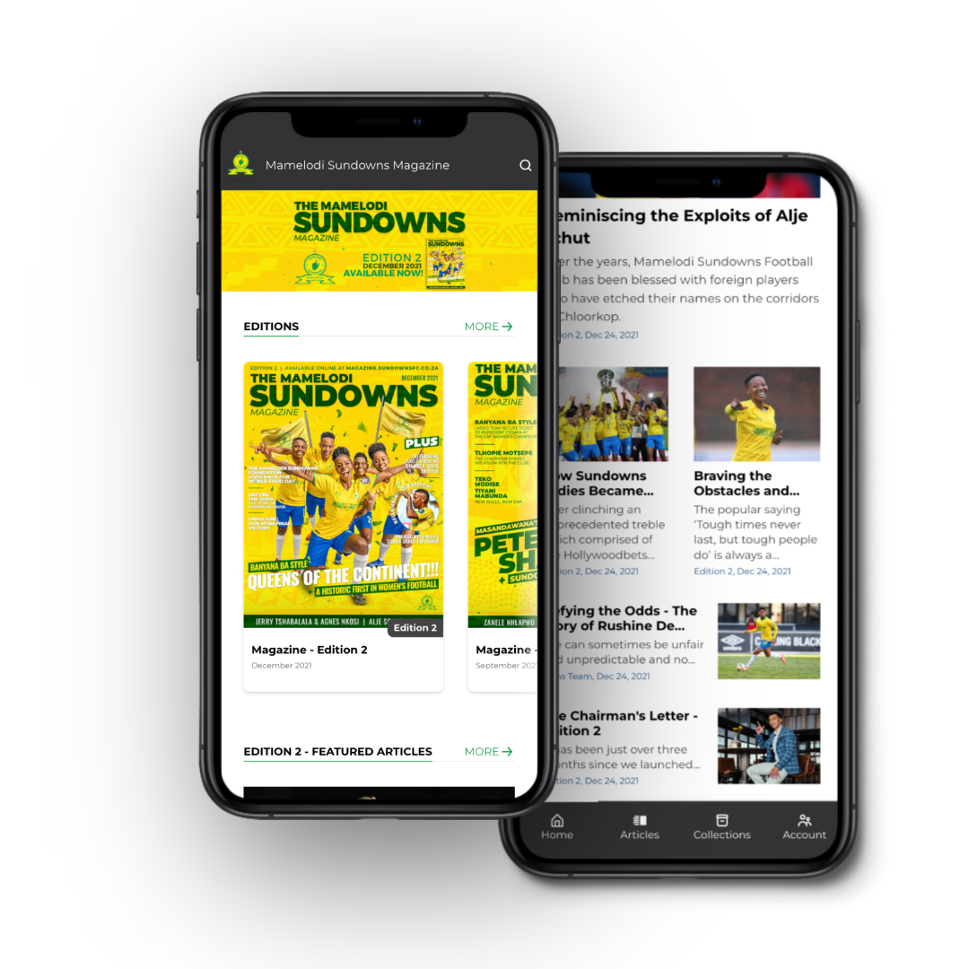 homepage on mobile