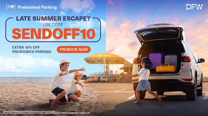 Save on Late Summer Travel with Prebooked Parking.
