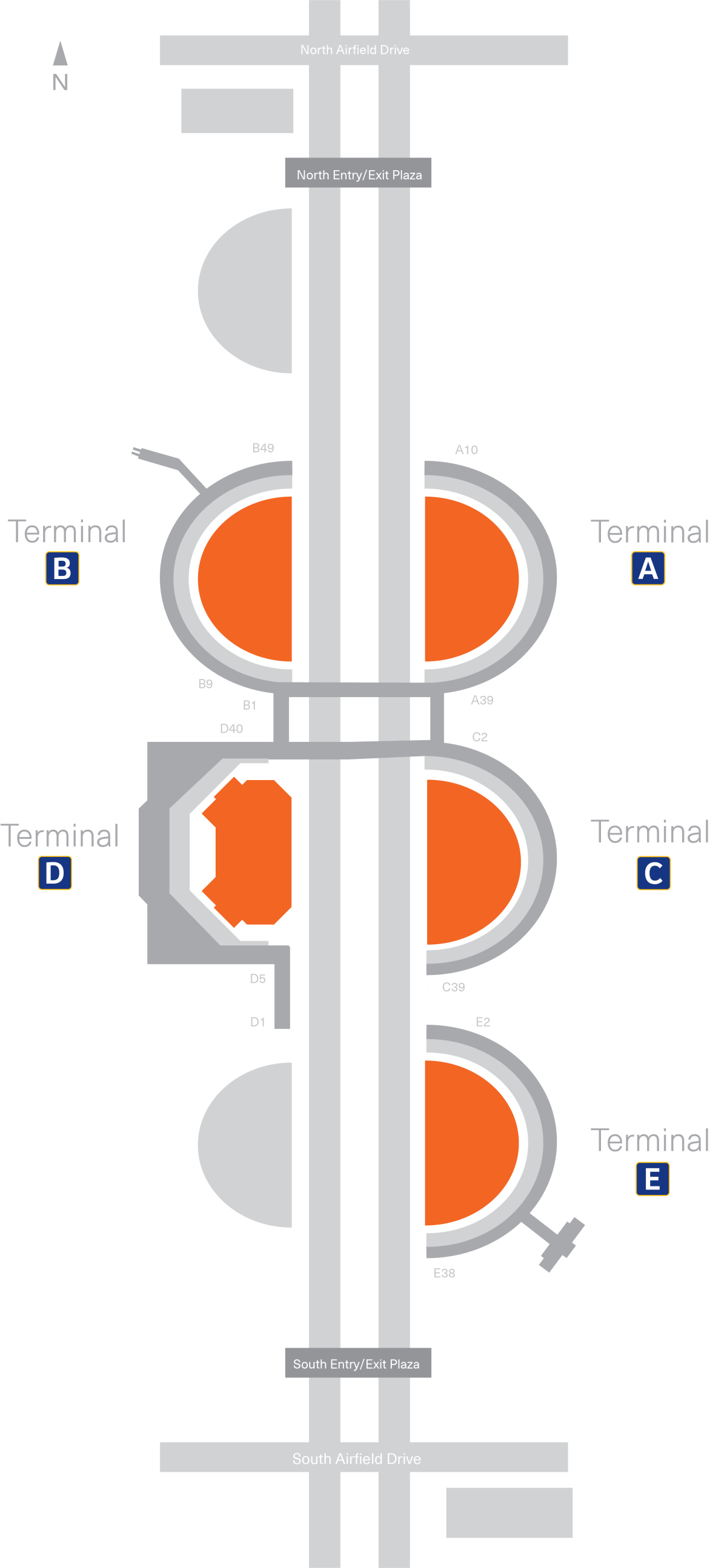 Terminal Parking Map