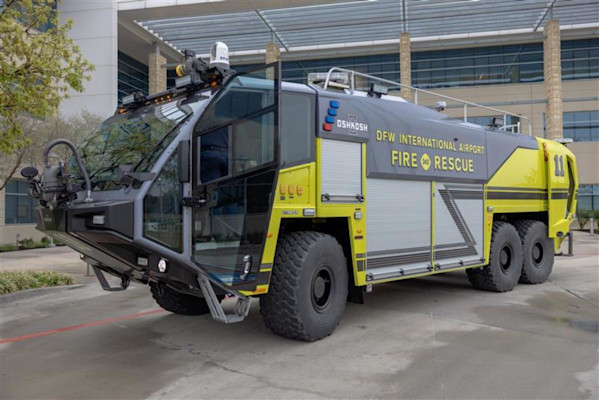 DFW Adds Advanced Hybrid-Electric Aircraft Rescue and Firefighting Apparatus to Fleet