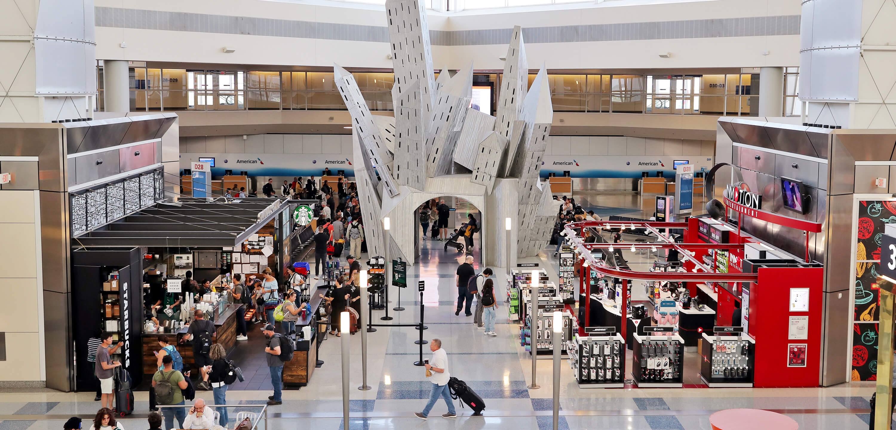Terminal D Interiror North Village