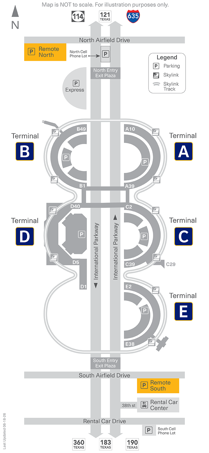 2026 Parking Map Remote