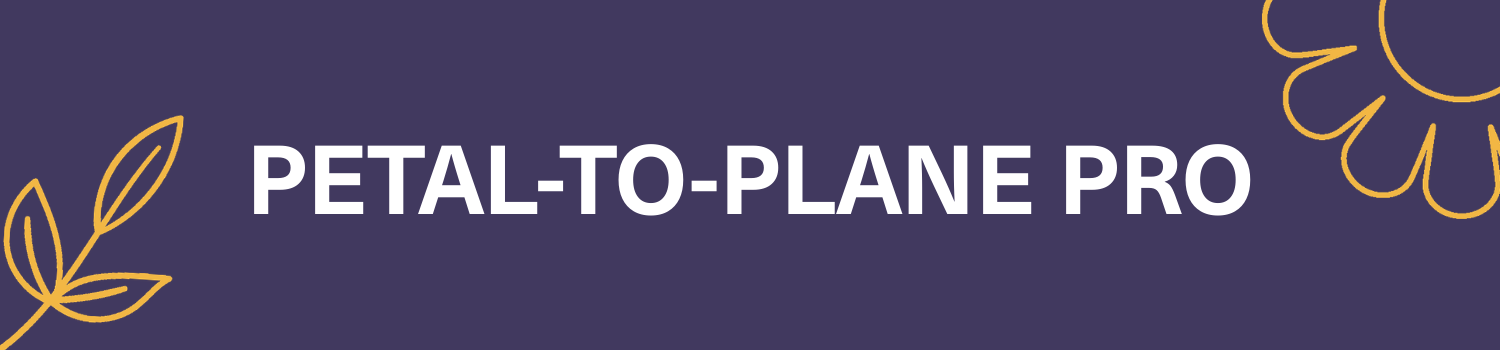 petal to plane banner