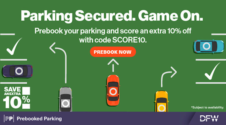 Score a travel-day touchdown with real savings.  