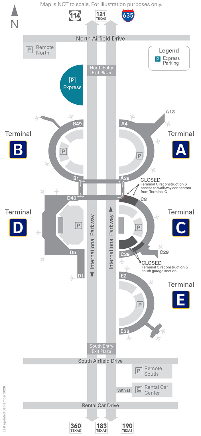 2026 Parking Map Express