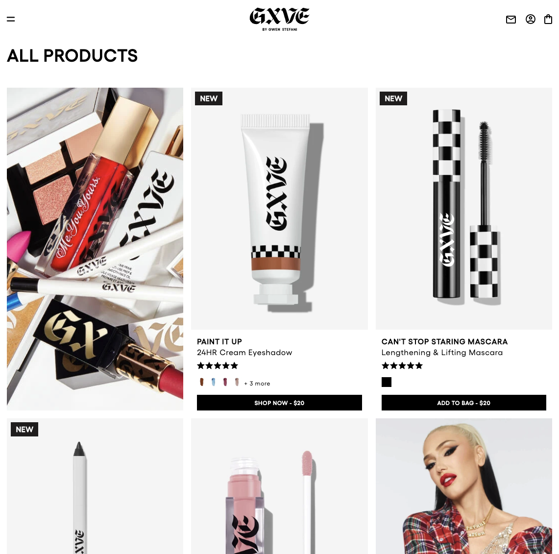 GXVE Beauty Website