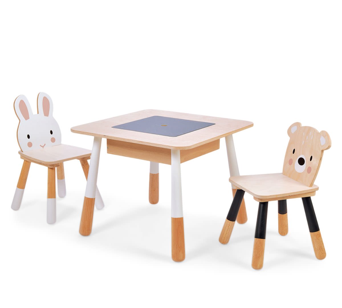 TENDER LEAF TOYS TABLE AND CHAIRS SET, AGES 3+