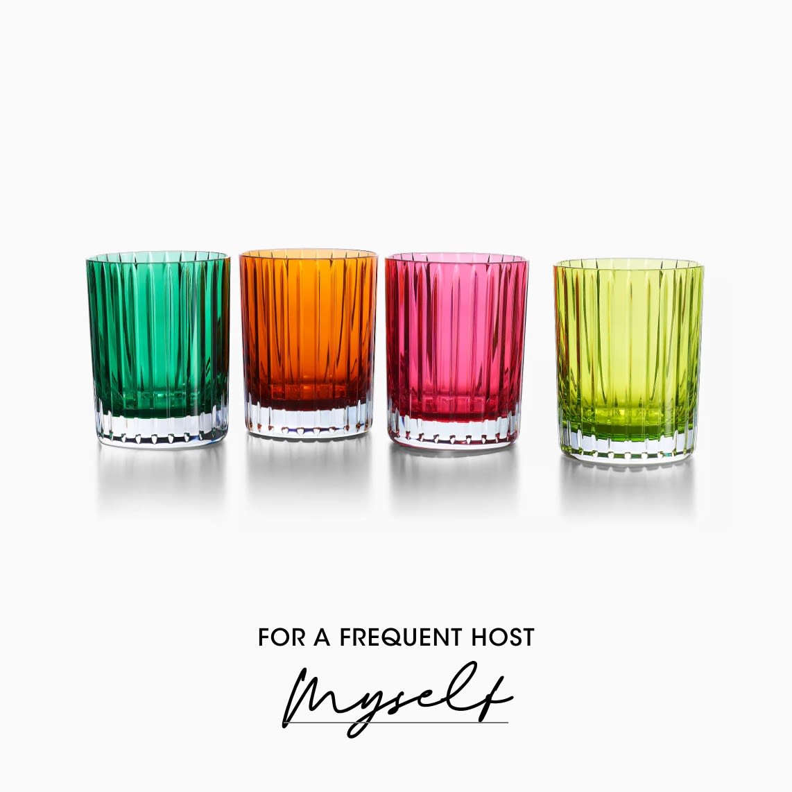 Baccarat Harmonie Color of Joy Tumblers, Set of 4