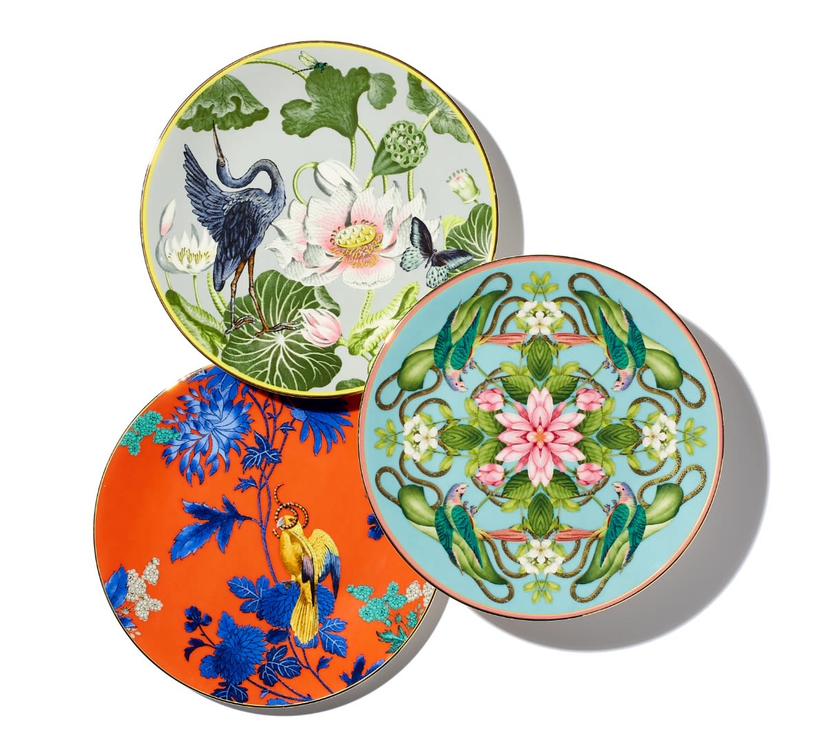 WEDGWOOD WONDERLUST DESSERT PLATES