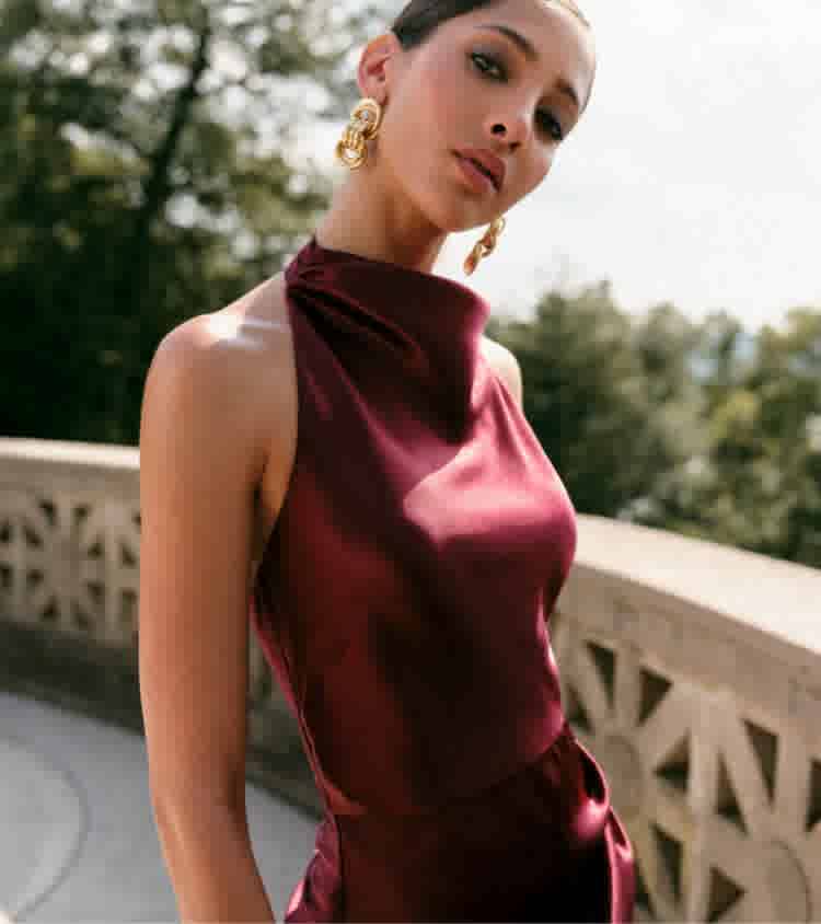 sachin and babi light blue dress The Fall Wedding Guest Dress Guide