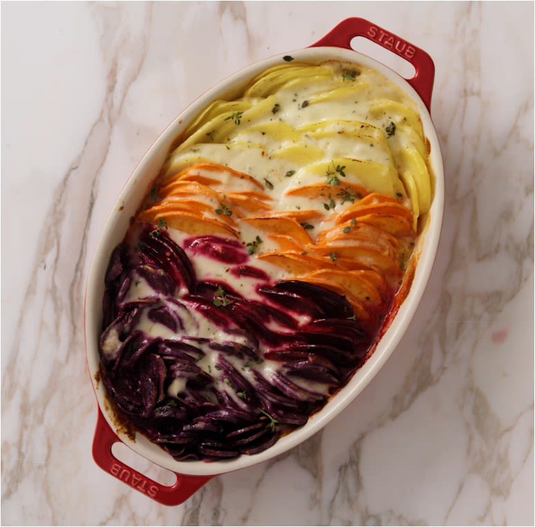 ombré gratin