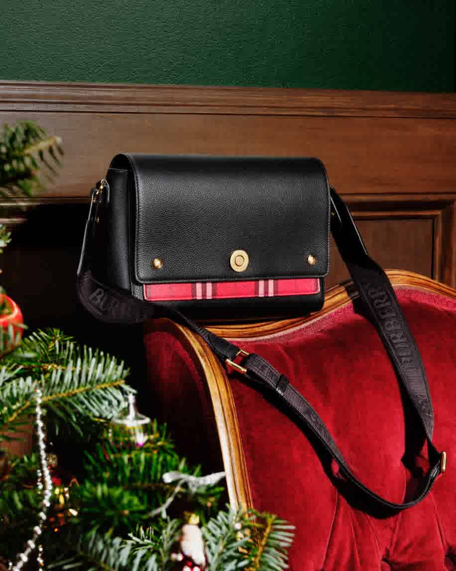 Small special-edition leather crossbody