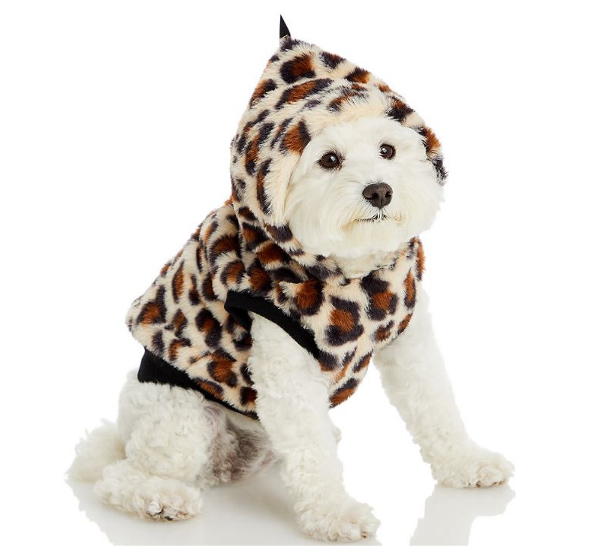 FOUND MY ANIMAL FAUX-FUR HOODIE