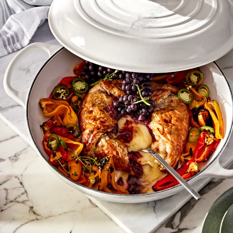 Stuffed Brie with Jalapeño Jam