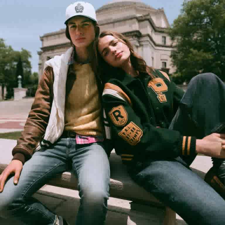 Varsity-inspired look