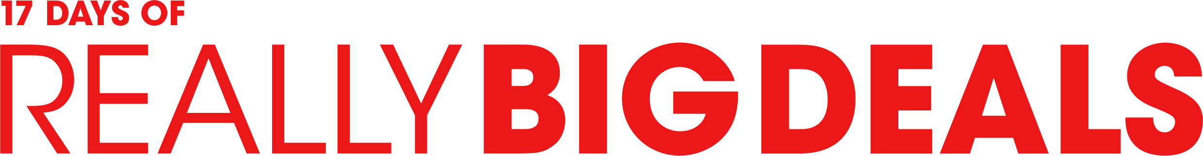 17 Days of Really Big Deals