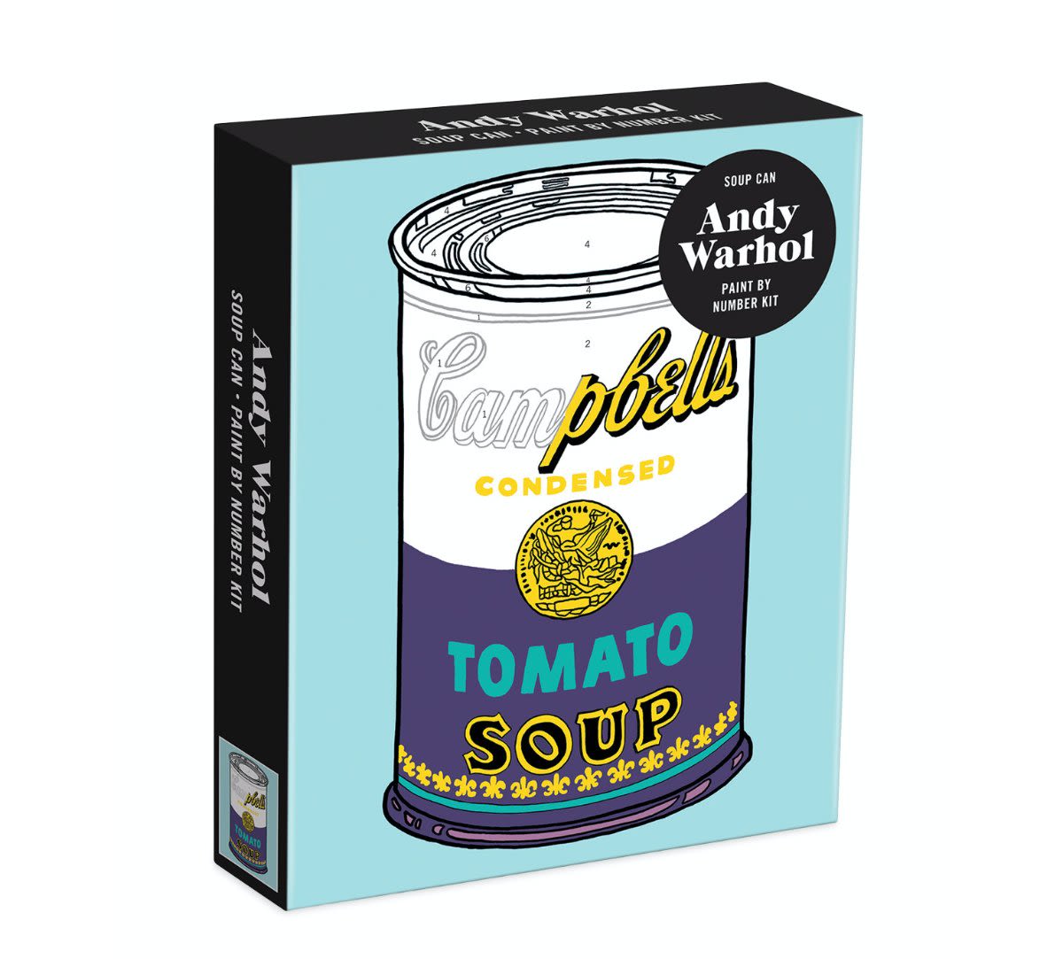 GALISON ANDY WARHOL PAINT-BY-NUMBER SET
