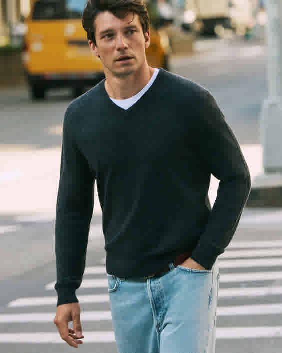 V-Neck Cashmere Sweater