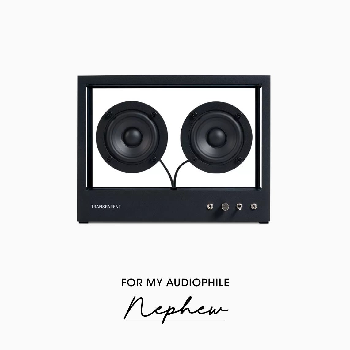 Transparent Small Speaker