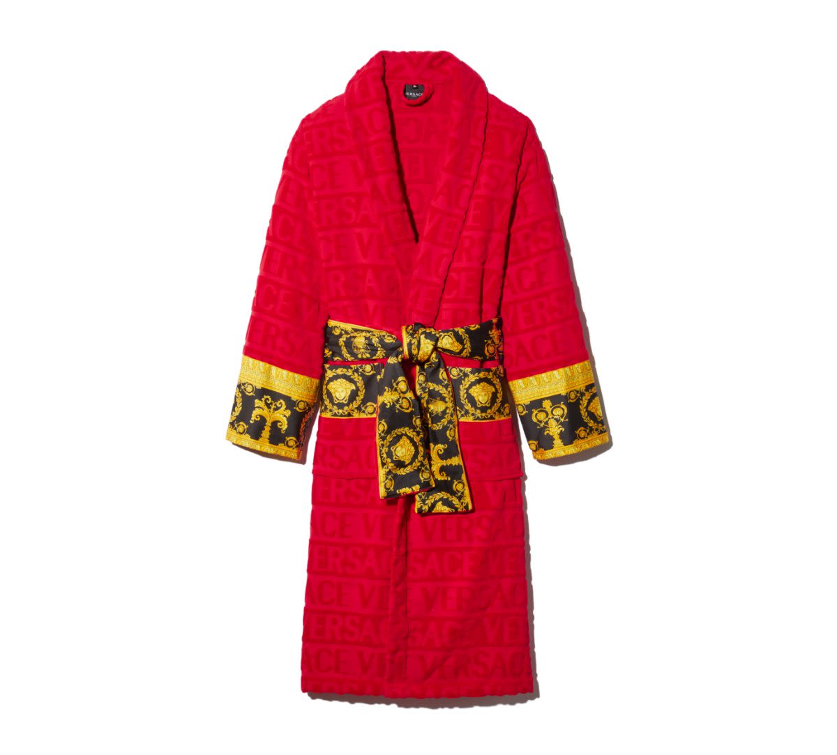 VERSACE I HEART BAROQUE BATHROBE