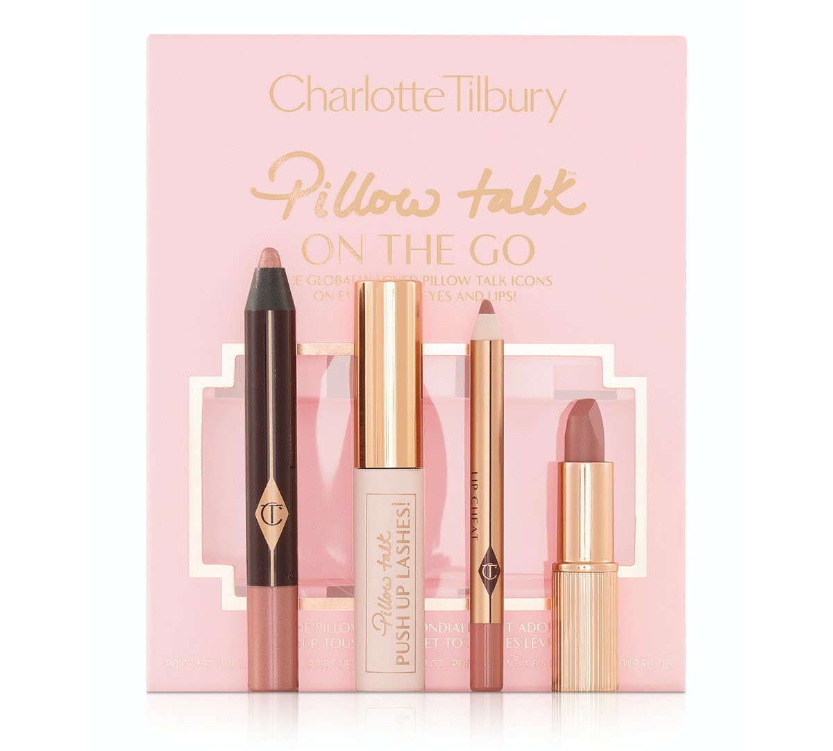 CHARLOTTE TILBURY PILLOW TALK ON THE GO EYE & LIP SET