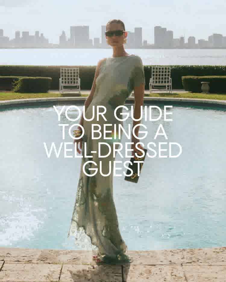 sachin and babi light blue dress The Spring Wedding Guest Guide