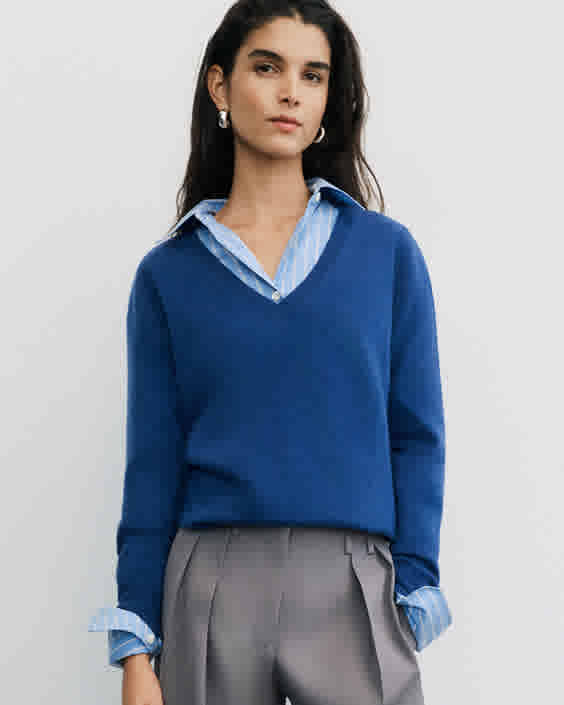 V-Neck Cashmere Sweater
