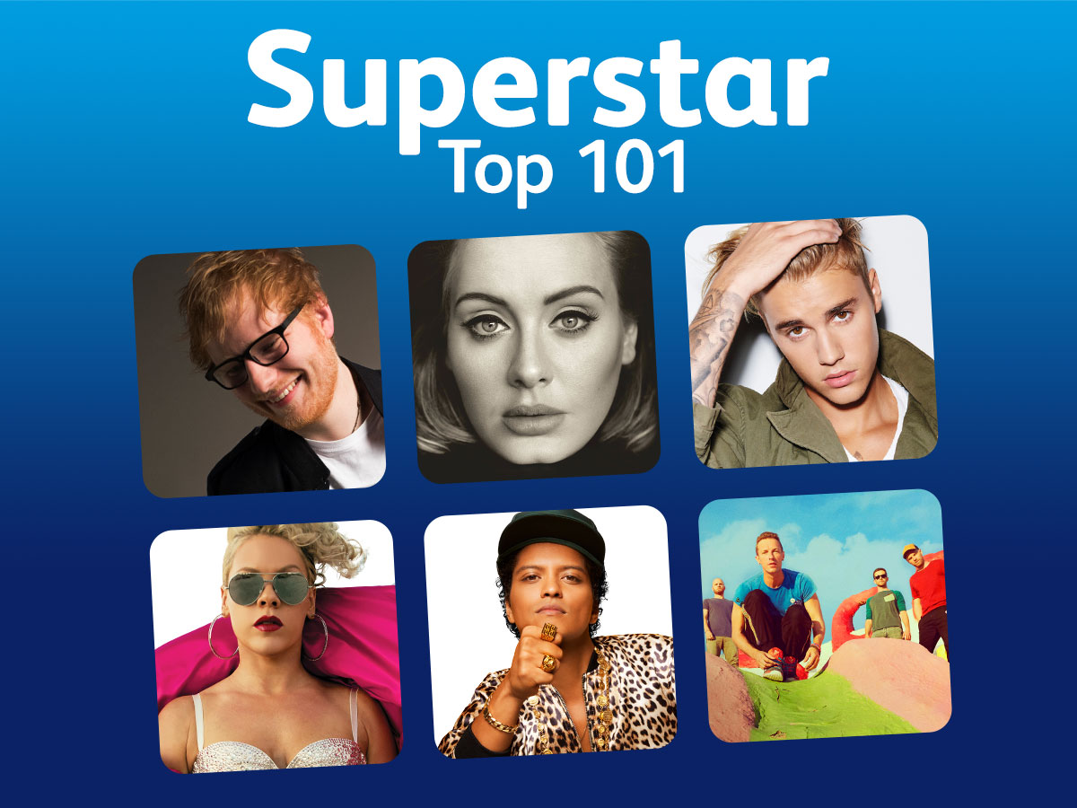 Natte sneeuw Aarzelen na school De leukste hits uit de Superstar Top 101! | Sky Radio