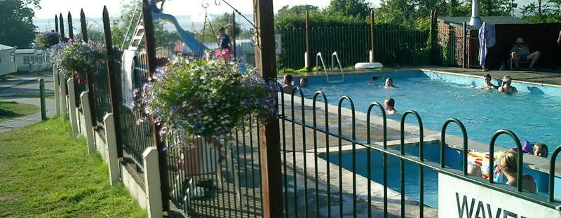 Picture of the waverly park swimming pool with views of the solent