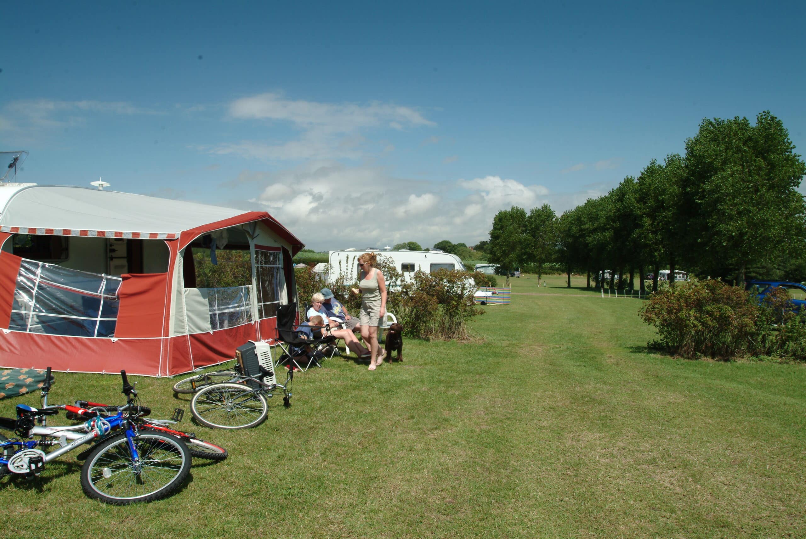 Picture of the pictures at Willowbrook Campsite near Ninham Farm.