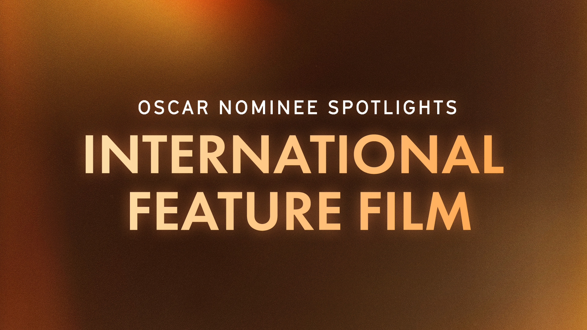 Feature Filme International Feature Film