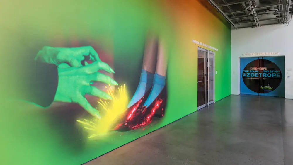 Color in Motion Title Wall