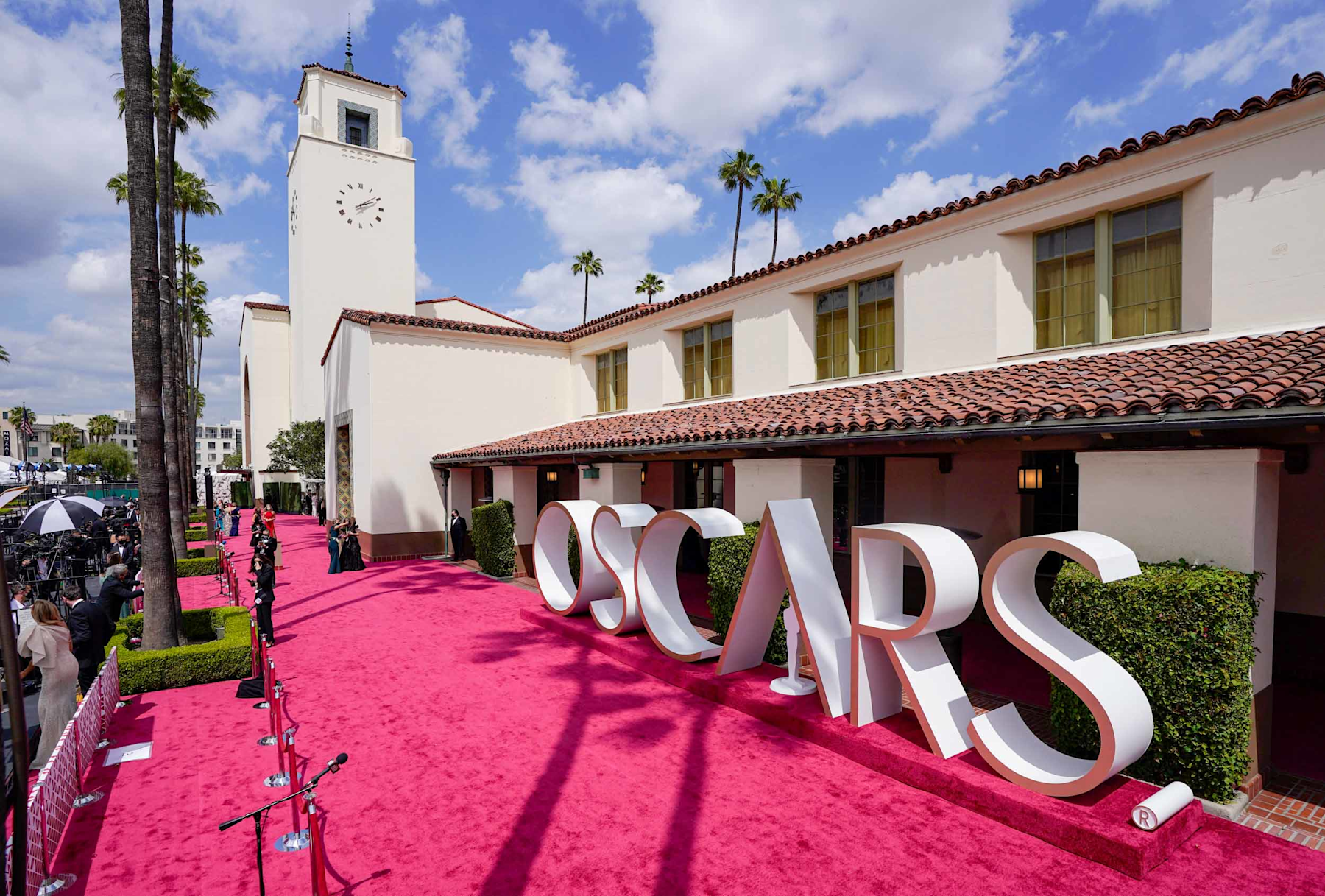 A view of the red carpet during the 93rd Annual Academy Awards at Union Station on April 25, 2021

Getty Images, photo: Chris Pizzello-Pool 