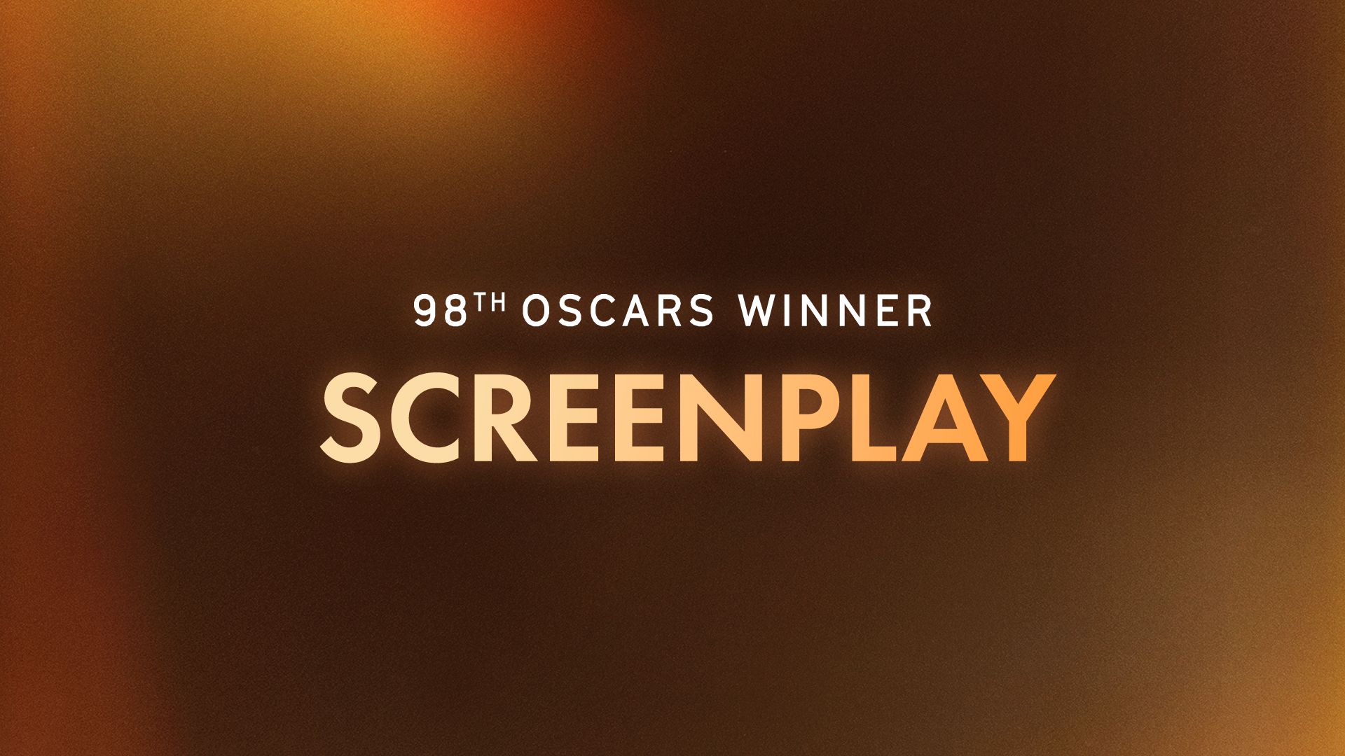 98th Oscars Screenplay Winner