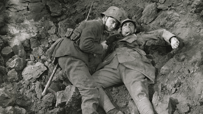This epic adaptation of the 1929 German novel by Erich Maria Remarque offers a staunch and enduring antiwar message through the eyes of German soldiers during World War I.
