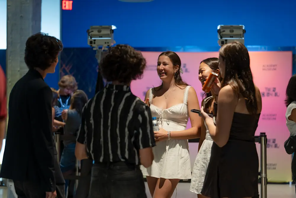 Teens in the Grand Lobby
