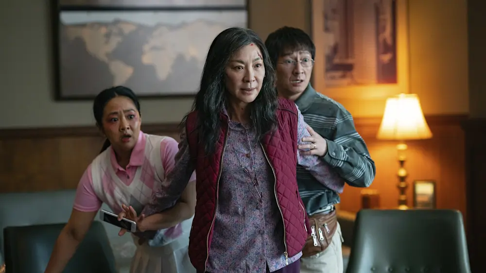 A surreal fantasy/science fiction/action/comedy/drama about a Chinese American family that owns a laundromat and learns they must explore the multiverse to save their own universe.