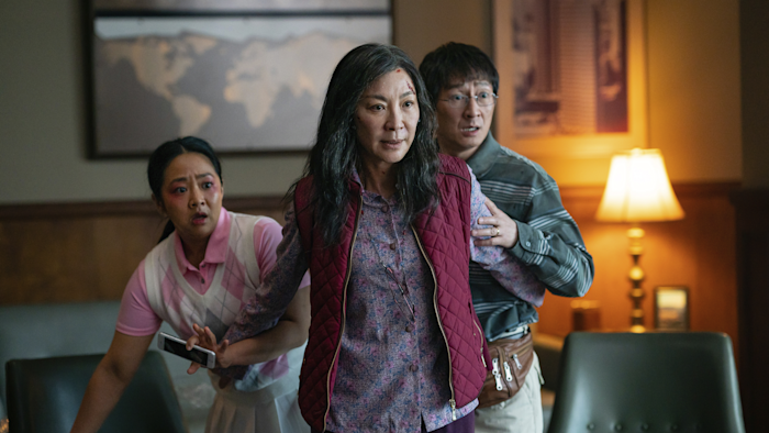 A surreal fantasy/science fiction/action/comedy/drama about a Chinese American family that owns a laundromat and learns they must explore the multiverse to save their own universe.