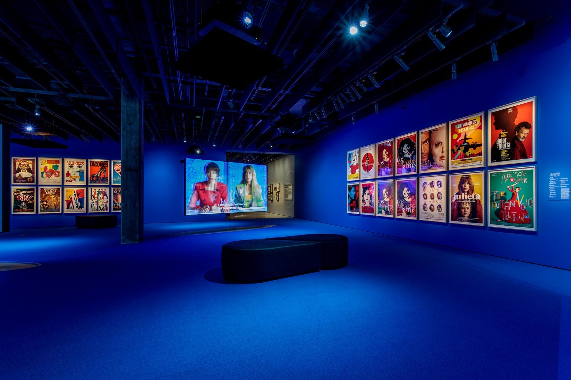 Installation: Pedro Almodóvar, Stories of Cinema 3, Academy Museum of Motion Pictures. Photo by Joshua White, JWPictures/©Academy Museum Foundation