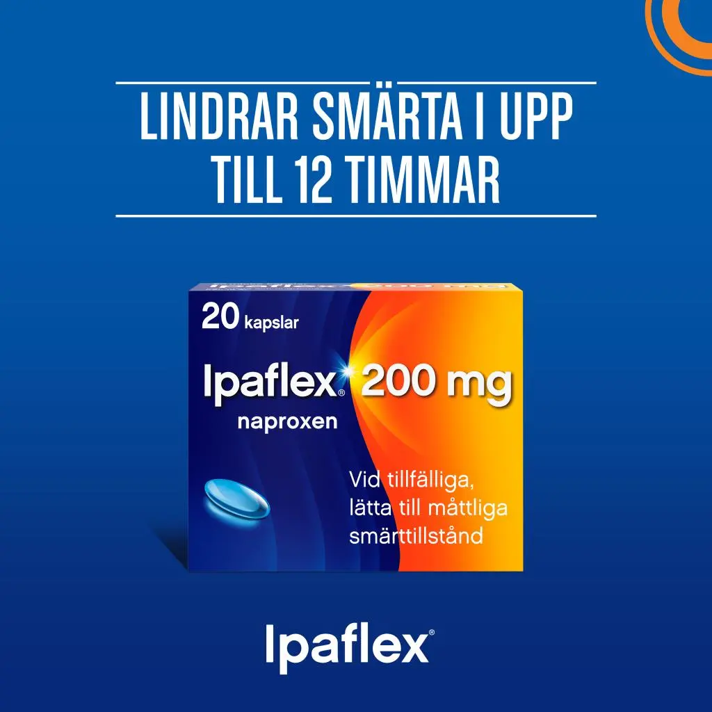 IPAFLEX® (naproxen) 200 mg mjuka kapslar