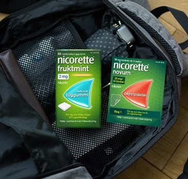 Nicorette Microtab and Nicorette Invisipatch packs