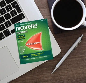 Nicorette Gum and Nicorette Invisipatch packs