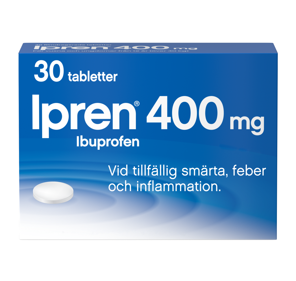 En bild på en förpackning av Ipren 400 mg 30 tabletter