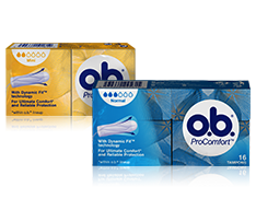 HITTA DEN SOM PASSAR DIG BÄST O.B.® PROCOMFORT™