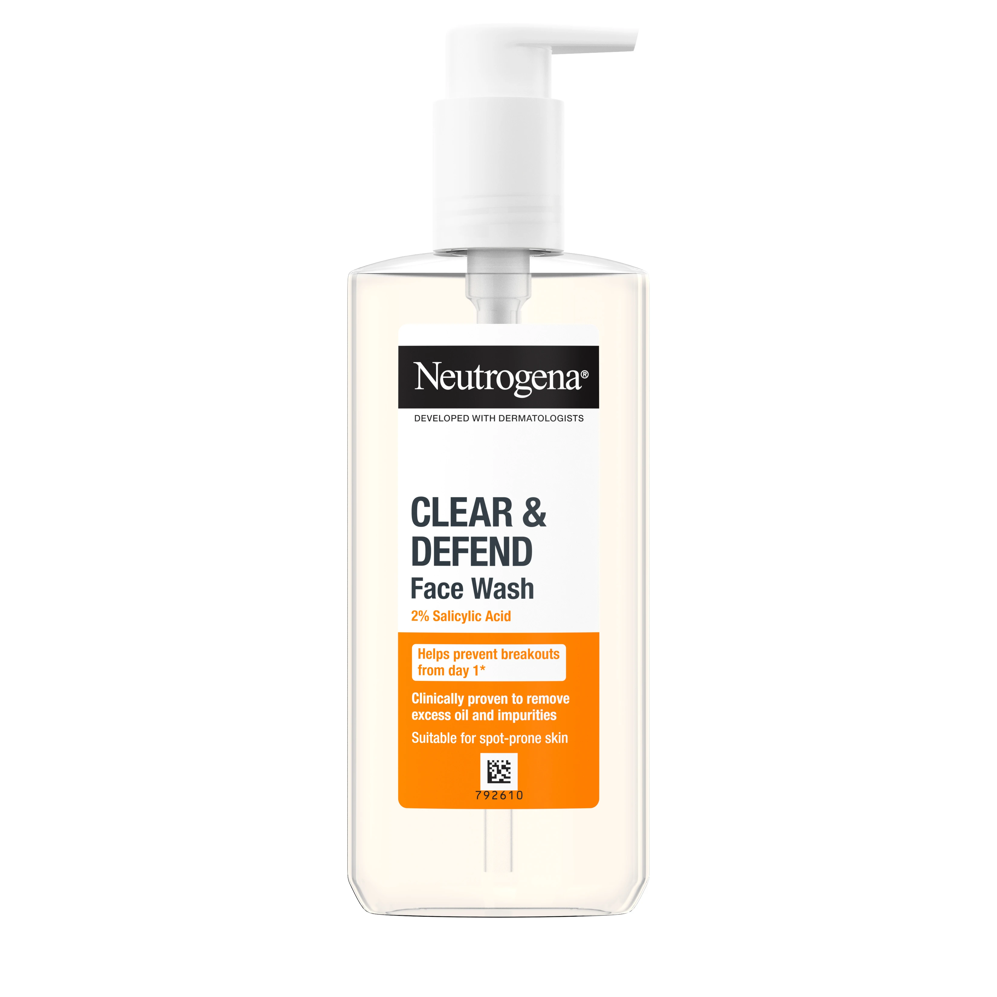 Neutrogena<sup>&amp;reg;</sup> Clear &amp;amp; Defend 2 % Salicylic Acid Face Wash
