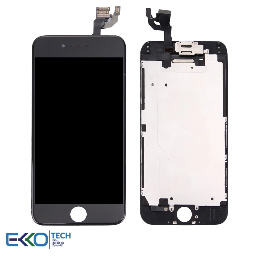 Fullset, Displayeinheit geeignet für iPhone 6 Schwarz