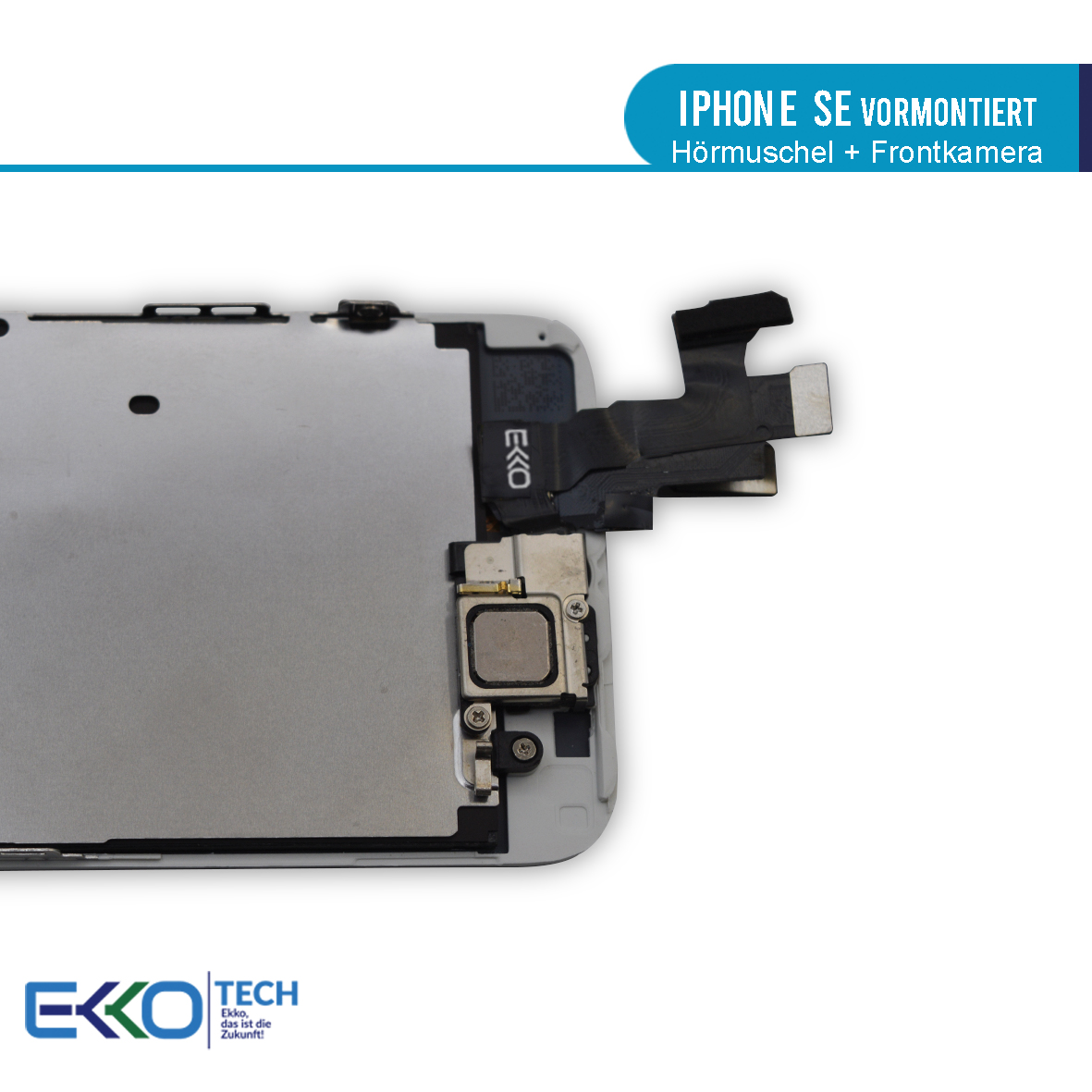 iPhone SE Hörmuschel-Frontkamera Vormontiert Weiß 03