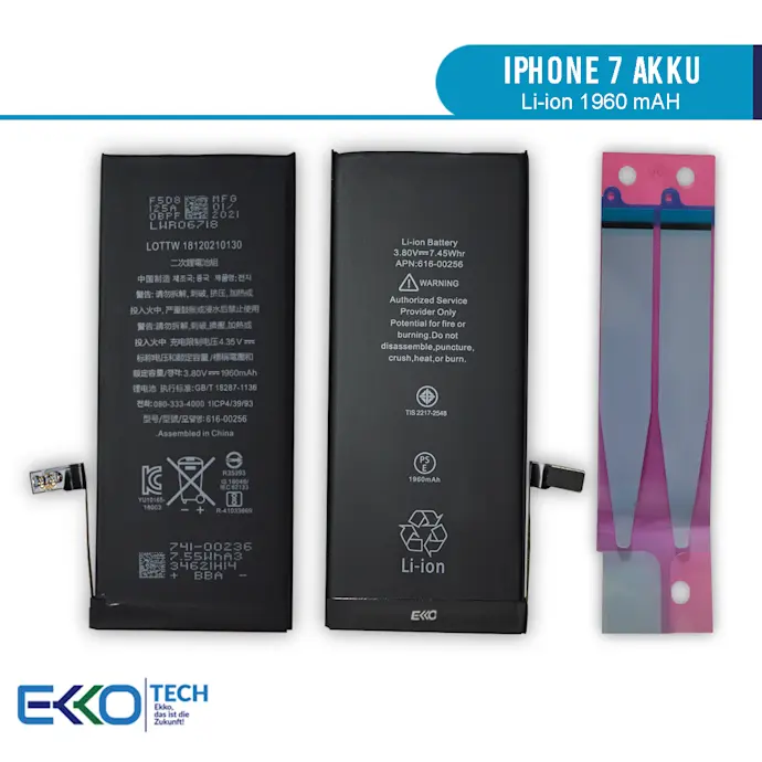 Für iPhone 7 Akku Li-ion 1960 mAh