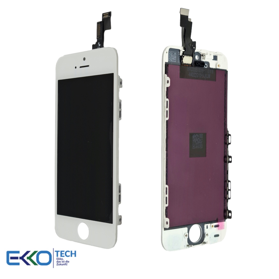 Displayeinheit geeignet für iPhone 5s : SE (Refurbished) Weiß1