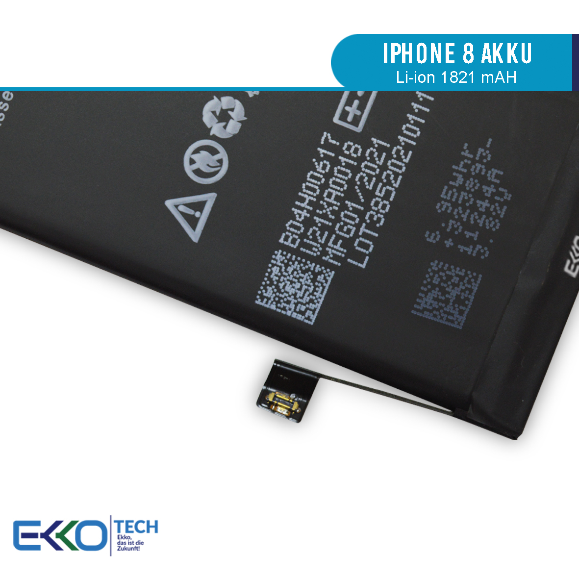 iPhone 8 Akku-Li-ion-1821-mAH 02